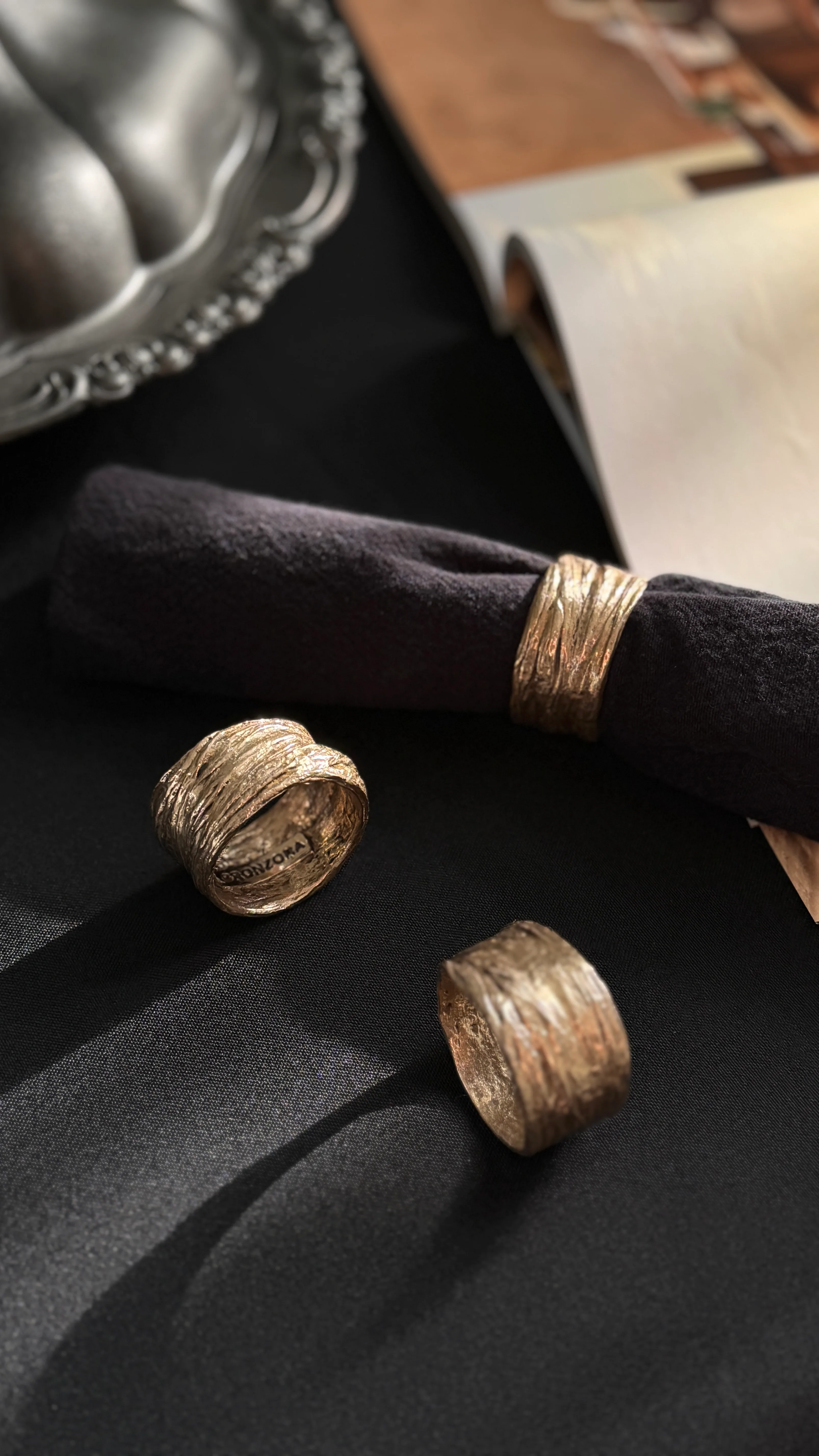 Bronze Napkin Ring image 1